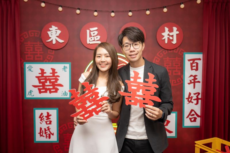 甜蜜520！竹市3戶所湧現結婚人潮 特色拍照區超吸睛