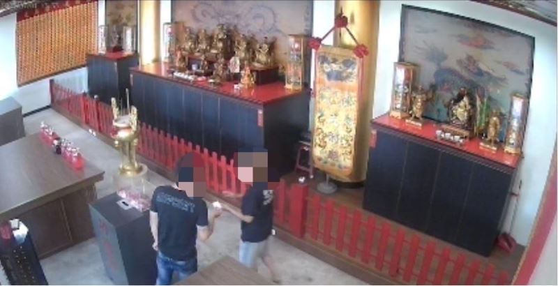 鴛鴦大盜偷神明香油錢！搭火車移動認栽基警跟前