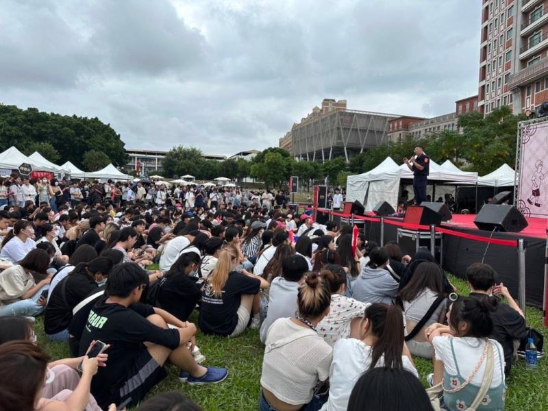 開學季來臨，永康警深入校園反毒防詐交通安全宣導