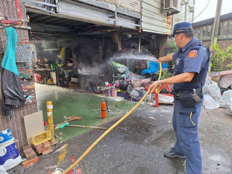 歸仁「警」急滅火，防止危害發生！