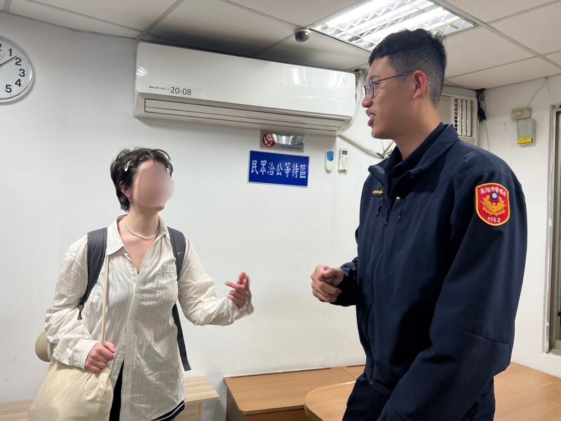 德籍觀光客皮夾遺失驚慌失措！基警積極聯繫秒尋回