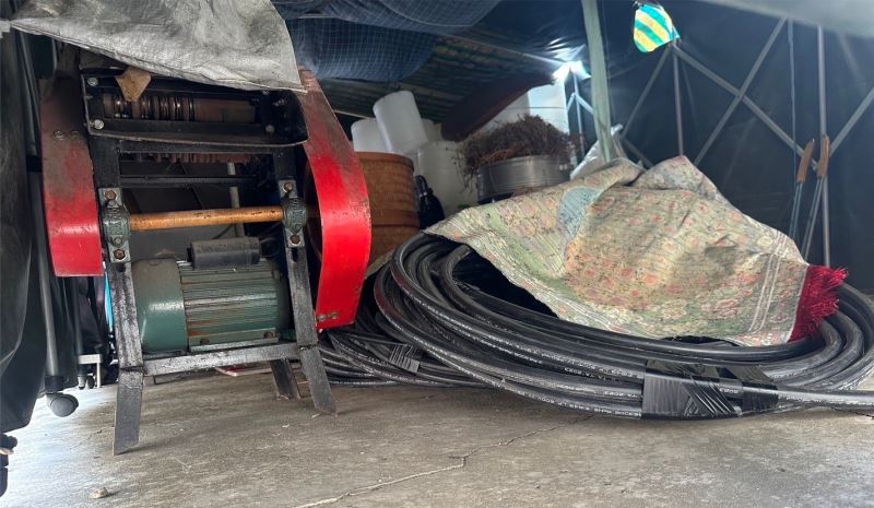 電纜大盜跨縣市犯案 台南警方起獲上百公斤遭竊電纜線