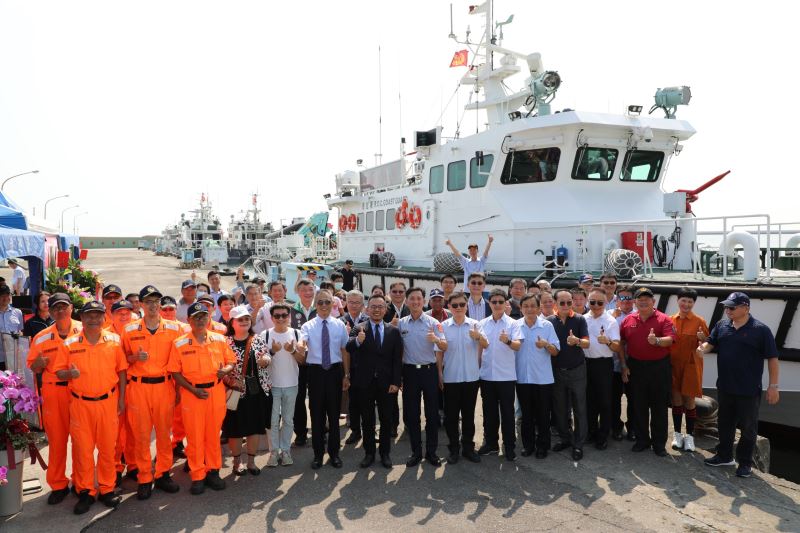 台南海巡增添新戰力 新造100噸巡防艇投入執法