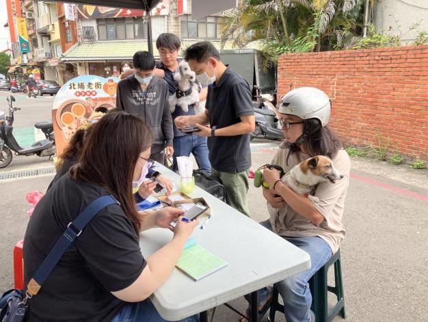 竹縣狂犬病預防注射及寵物登記巡迴活動