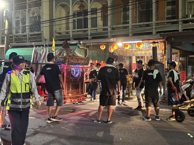 安定區港口天旨三合宮謁祖遶境香科活動圓滿完成 善警與各界偕同推動優質宮廟成效良好