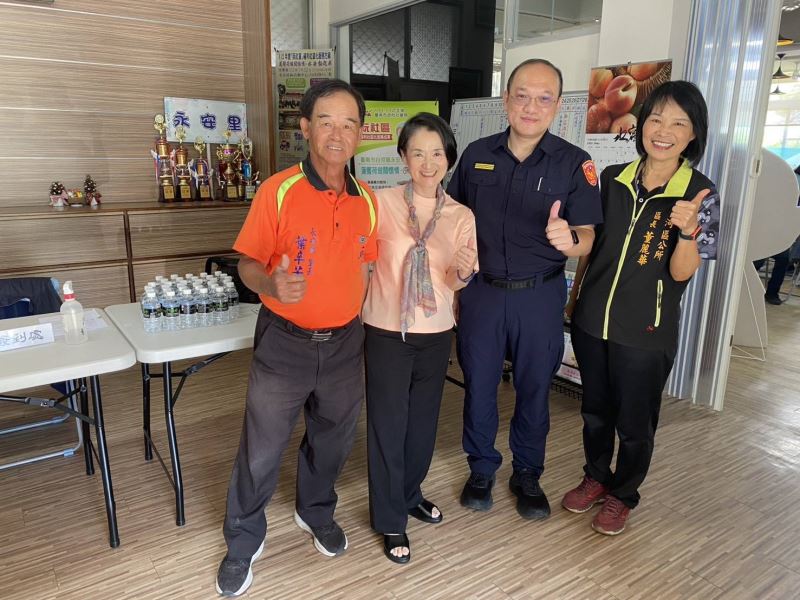 防詐大使藝人譚艾珍與白河分局一同守護市民財產！