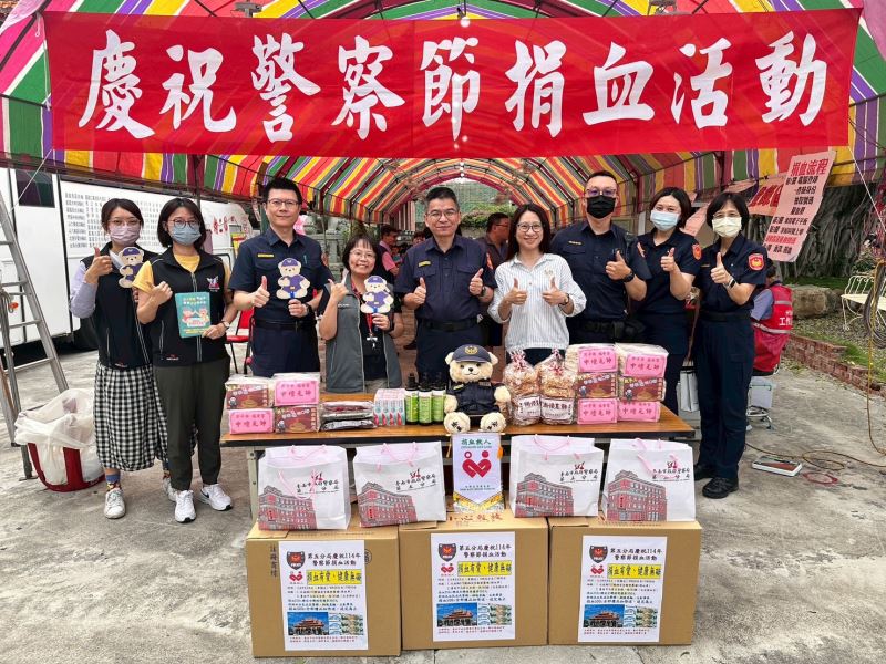 南市警五分局熱血響應警察節 成功募集430袋熱血傳遞愛心