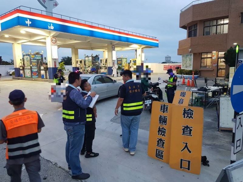 學甲警「環警監」聯合稽查，環「靜」於民