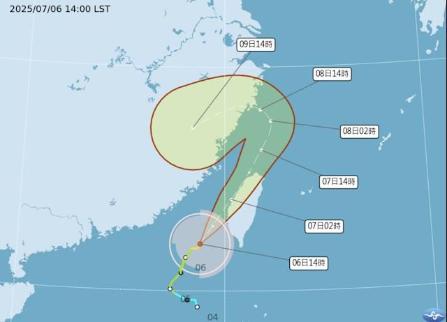 中颱丹娜絲襲台！明7日停班停課不斷更新