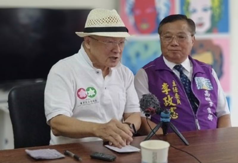 張靜律師入獄說明會場 颱風攪局 高市黨部改室內座談、痛批新潮流危及民主