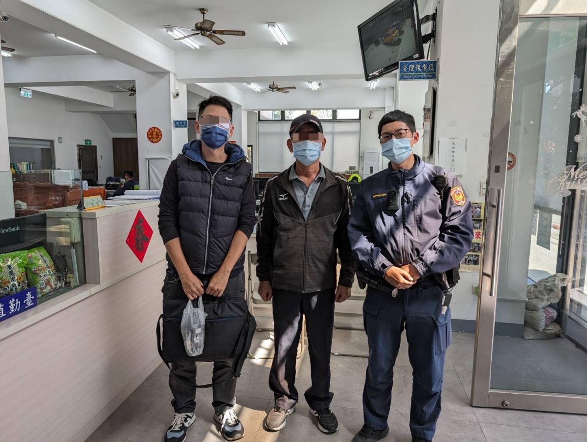 警尋計程車找回男子筆電營造府城友善旅遊環境